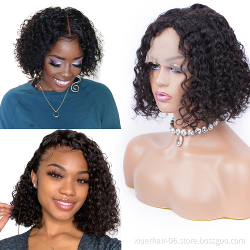Wholesale Transparent HD Full Lace Bob Human Hair Lace Frontal Wigs For Black Women Brazilian Virgin Hair Lace Front Wig
